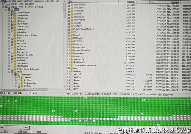 固态硬盘恢复之拯救某区政府intel固态硬盘5400S 512G二次恢复成功-第2张图片-贝塔运维